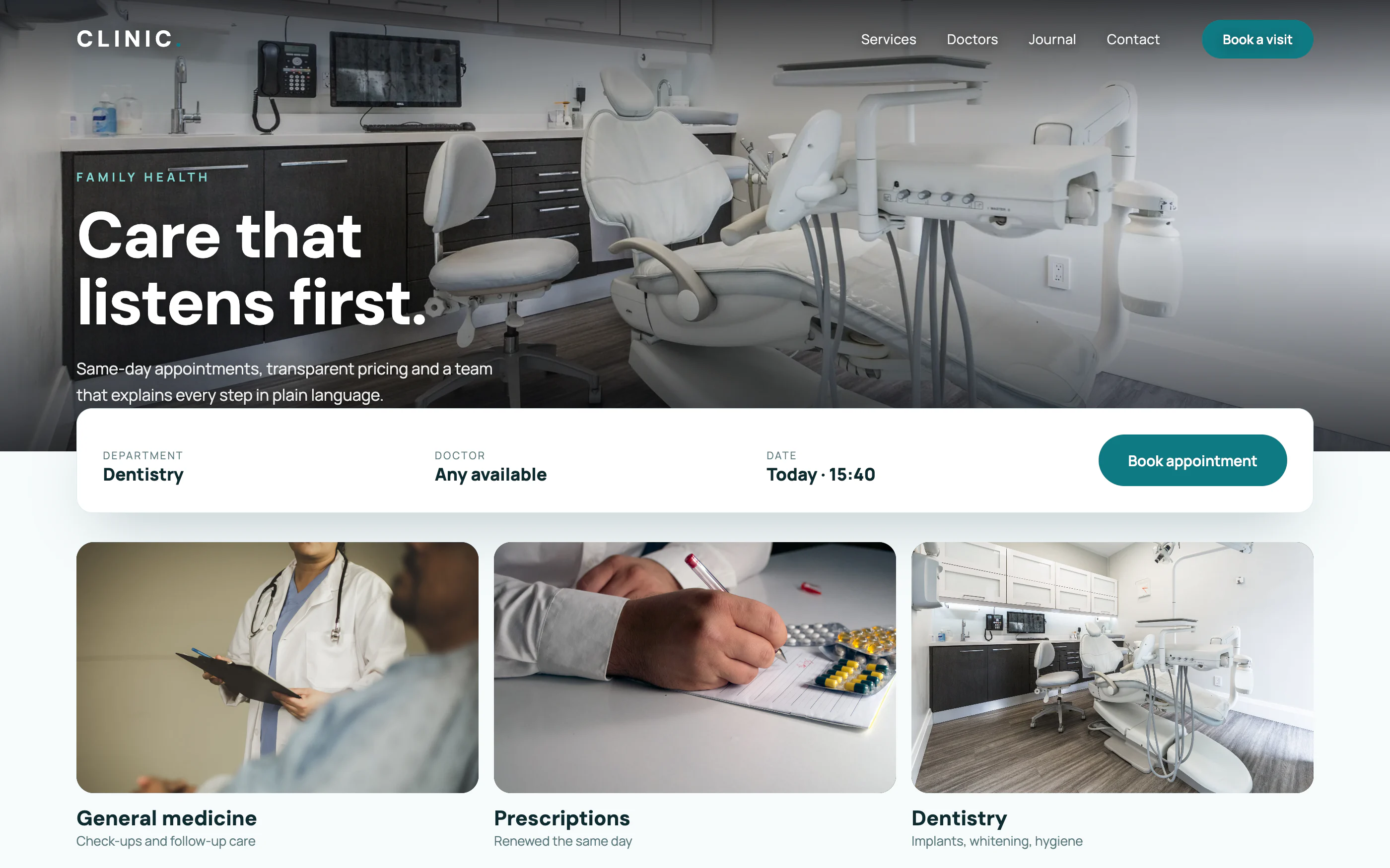 Health Clinic Website