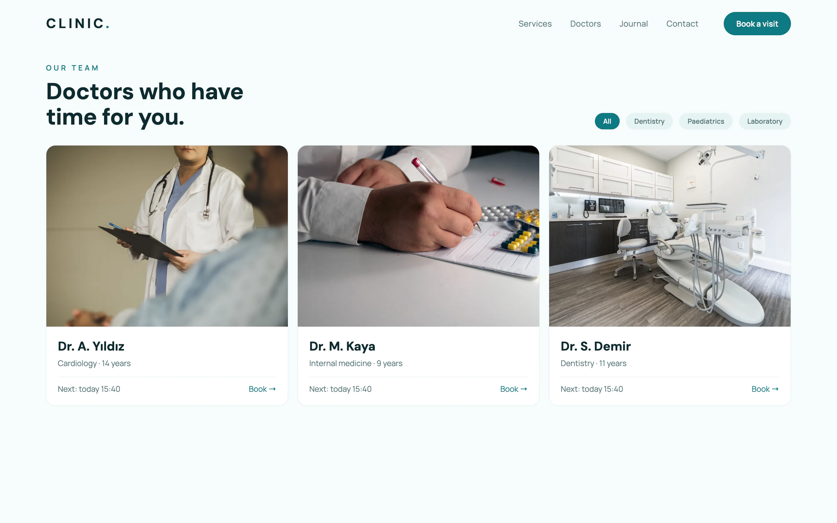 Health Clinic Website