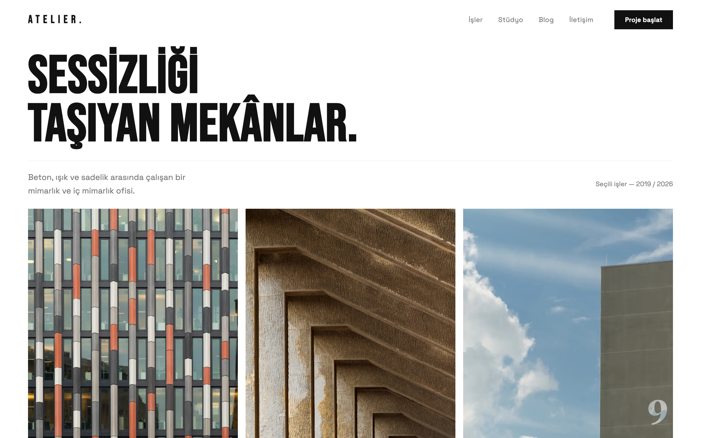 Mimarlık & Tasarım Stüdyosu
