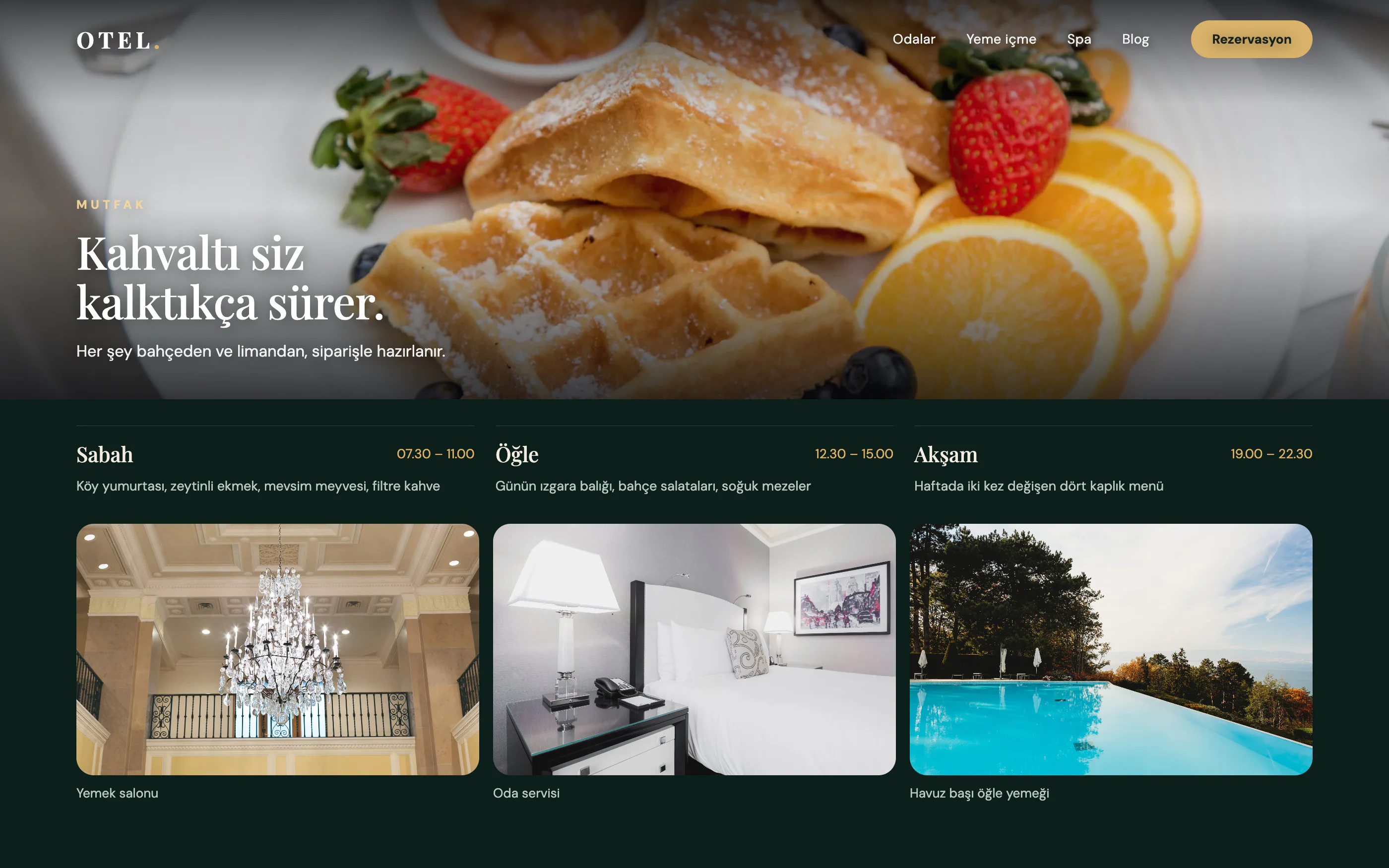 Butik Otel Web Sitesi