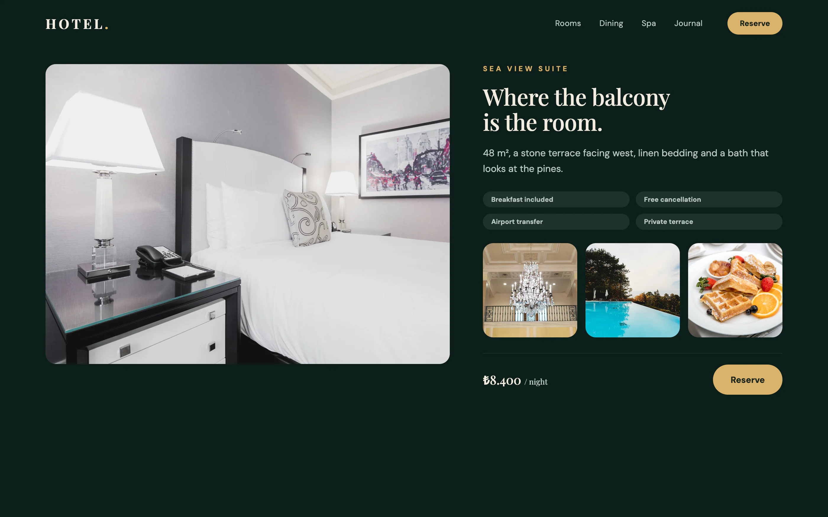 Boutique Hotel Website